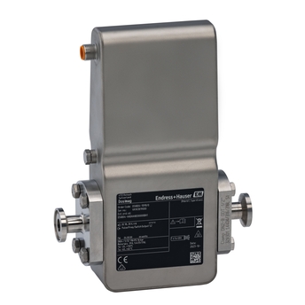 Hygienic flowmeter with highest repeatability and fully-welded transmitter for filling and dosing